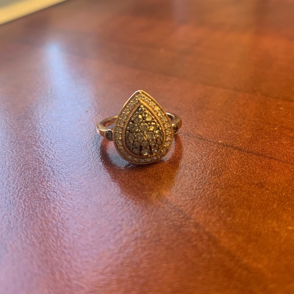 Engagement Ring - Chocolate diamonds - Picture 3 of 6